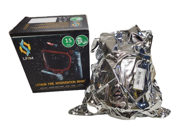 Mască Protecție Incendii Baterii Litiu-Ion